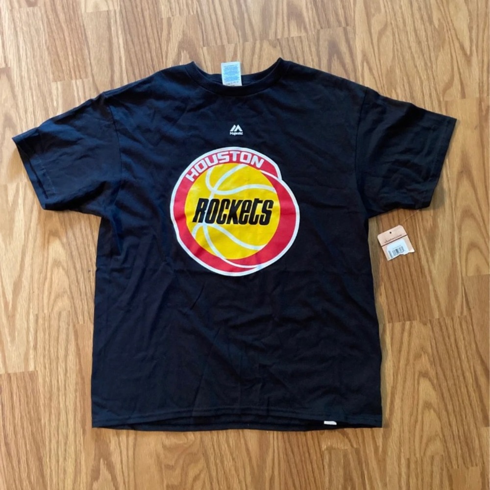 Houston Rockets Retro Logo Shirt Youth Large